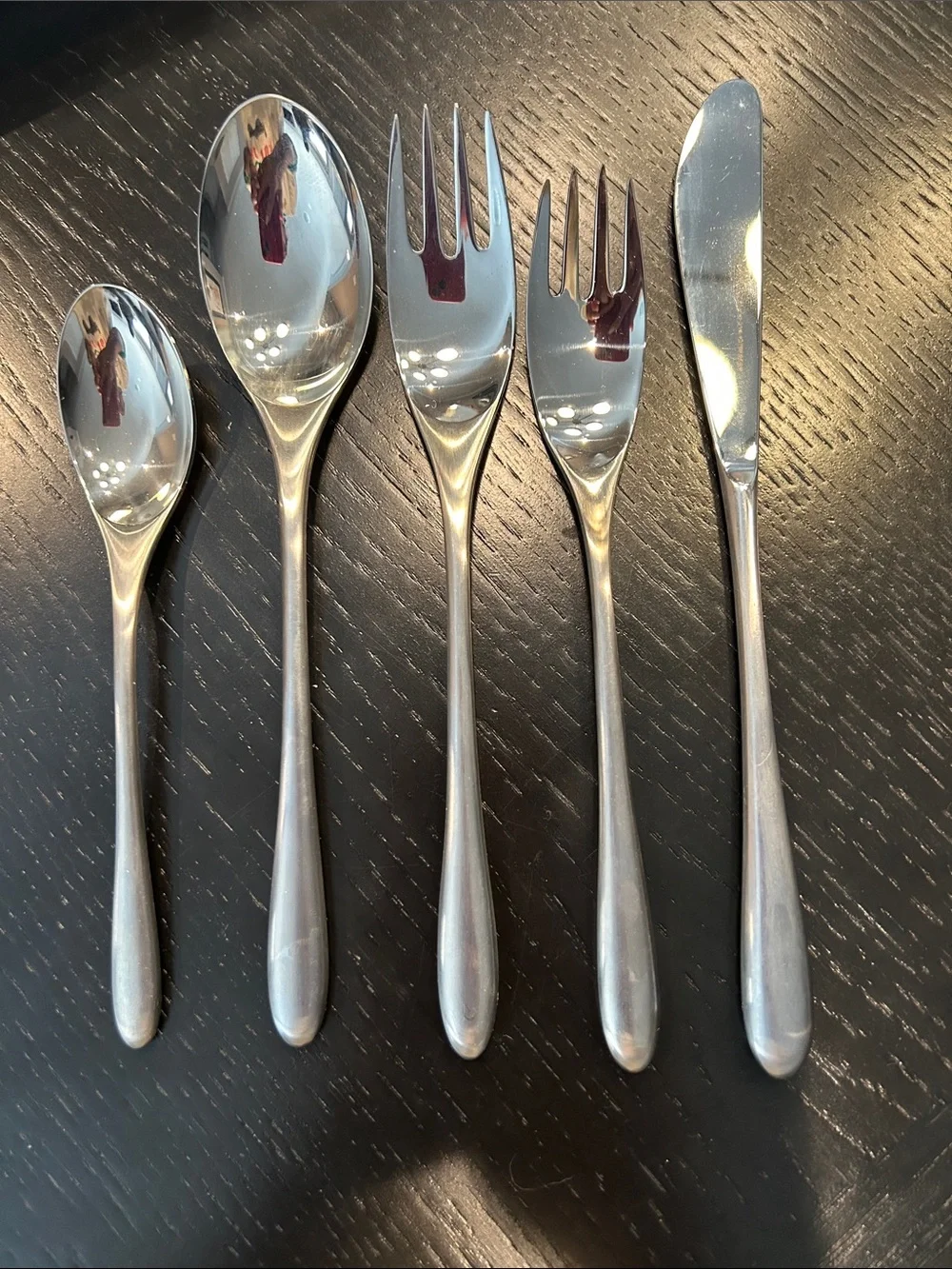 Rosenthal Taille 70 Piece Polished Silver Stainless Flatware Set